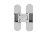 (1 коробка=2 петли) Петля скрытая ELEMENTIS, универсальная, 3D, 110x30 мм, 40 кг, цамак, хром матовый RAL 9006