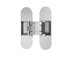 (1 коробка=2 петли) Петля скрытая ELEMENTIS, универсальная, 3D, 110x30 мм, 40 кг, цамак, металлик