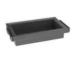 ALPHALUX Aiden Выдвижная корзина в базу 600 мм, 564х430х140 (ШхГхВ), экокожа, темно-серый