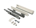 Комплект ящика Firmax Smartline, длина 500 мм, высота 64 мм, Push-to-Open, белый