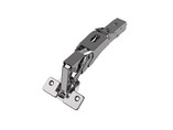 Петля для накладных дверей Alphalux Titan Clip-On, Soft-Close, угол открывания 155°, 48мм, чашка 35 мм, титан