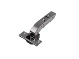Петля для угловых дверей +90° Alphalux Titan Clip-On, Soft-Close, угол открывания 100°, 48мм, чашка 35 мм, титан