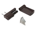 Петля дверная Elementis KTV-RT (15-20 мм), на 120кг., Коричневый, RAL8019