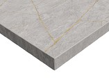 Плита ЛДСП ALVIC SYNCRON 1220*18*2750 мм, керамика золото 01 (Porcelain Gold 01 JA),  двустороннее тиснение