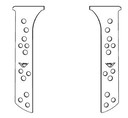 Подкладка для опоры, 3мм, Patio Fold Alu (упаковка 2 штуки), белый