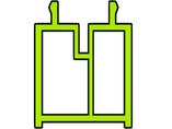 Профиль подставочный, совместим с профилем KBE 58, 6.5 м