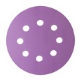 Шлиф круг HANKO PP627 Purple Paper 125мм 8отв Р180 на бум основе липучка