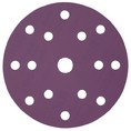 Шлиф круг HANKO PP627 Purple Paper 150мм 15отв Р180 на бум основе липучка