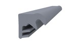 Уплотнитель для деревянных евроокон DEVENTER на наплав створки, ширина паза 3 мм, ТЭП, серый RAL 7040