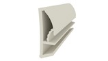 Уплотнитель контурный для межкомнатных дверей DEVENTER, ТЭП, жемчужно белый