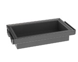 ALPHALUX Aiden Выдвижная корзина в базу 600 мм, 564х430х140 (ШхГхВ), экокожа, темно-серый