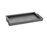 ALPHALUX Aiden Выдвижной лоток в базу 600 мм, 564х430х68 (ШхГхВ), экокожа, темно-серый