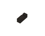 Деталь уплотнителная нижняя из вспененного EPDM S158 c клеевым слоем 47*18*18