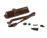 Доводчик ECO Schulte TS-10D EN2/3/4, с тягой, Коричневый RAL8017