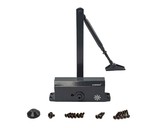 Доводчик с рычажной тягой, усилие EN3/4, с функц. задержки закрывания (DA), антрацит (RAL7016), Elementis