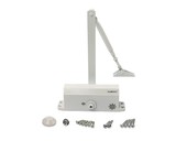 Доводчик с рычажной тягой, усилие EN3/4, с функц. задержки закрывания (DA), белый (RAL9016), Elementis