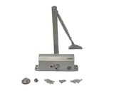 Доводчик с рычажной тягой, усилие EN3/4, с функц. задержки закрывания (DA), серебристый (RAL9006), Elementis