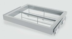 FIRMAX Выдвижная обувница в базу 800 мм, 764х420х160 (ШхГхВ), серый
