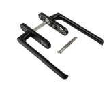 Гарнитур HS, длина ручки 251 мм, с PZ, штифт 10, L=140 мм, черный (RAL 9005), винты М6*100