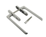 Гарнитур HS, длина ручки 251 мм, с PZ, штифт 10, L=140 мм, серебро (RAL 9006), винты М6*100