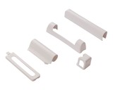 Комплект декоративных накладок Масо для ПВХ, белый