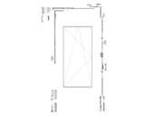 Комплект фурнитуры MACO, петли слева 13 /высота 901-1300/ ширина 431-600