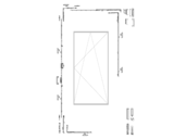 Комплект фурнитуры MACO, петли справа 13 /высота 1301-1500/ ширина 601-800