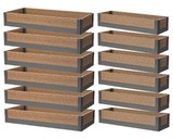 Комплект корзин (6 пар) колонны выдвижной  Firmax DANA Wood в базу 600 мм, H=1765мм