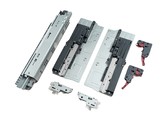 Комплект направляющих Soft+Push под штангу синхронизатор ALPHALUX для ЛДСП 16мм, длина 400мм (лев+прав)