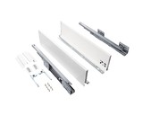 Комплект ящика Firmax Smartline, длина 450 мм, высота 199 мм, с доводчиком, белый