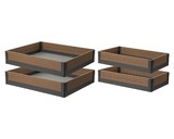 Корзины механизма в угловую базу 900мм Firmax DANA Wood, левый