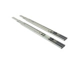Направляющие шариковые Firmax Soft-Close полного выдвижения, H=45 мм, L=450 мм, цинк (2 части), толщина 1,2*1,2*1,5мм