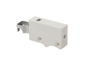 Навес для шкафа FIRMAX универсальный, под саморез, регулируемый, белый пластик