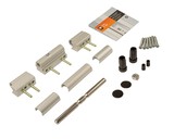 Петля Maxbar KT-RN 3-х секц. 16.5-26 мм на ств. с ПРЯМЫМ наплавом, Серебро EV1