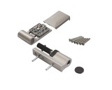 Петля Maxbar KT-V наплав 15-20мм, Серебристый матовый