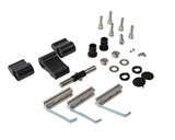 Петля двер. втулочн. ELEMENTIS, 3-х секционная, м/о 63, креп. на хол. профиль, антрацит 7016