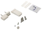 Петля дверная на 160 кг, наплав 17-21,  RAL9016 белый