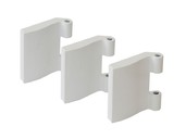 Петля на створке 50мм FOLD /3 шт./, белая R07.2