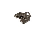 Планка монтажная 3D для петель Firmax Smartline Clip On, Soft-Close, H=0, крестовая с регулировкой по высоте, под саморез, черный никель