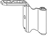 Петля верхняя створочная угловая TitanIP KF-12/20-13 DH TS, Siegenia