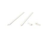 Рейлинги Firmax длина 450 мм, квадратные верхние для ящика Smartline, комплект белый