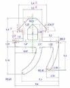 Уплотнитель для профиля REHAU 952 (рама, створка), EPDM, чёрный