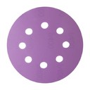 Шлиф круг HANKO PP627 Purple Paper 125мм 8отв Р150 на бум основе липучка