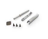 Толкатель Push-to-Open Firmax Smartline с магнитным держателем, плечо 38мм, внешнее крепление, белый