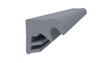 Уплотнитель для деревянных евроокон DEVENTER на наплав створки, ширина паза 3 мм, ТЭП, серый RAL 7040
