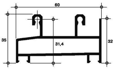 640-02 Рама нижняя, коричневая, 6,0 м Изображение