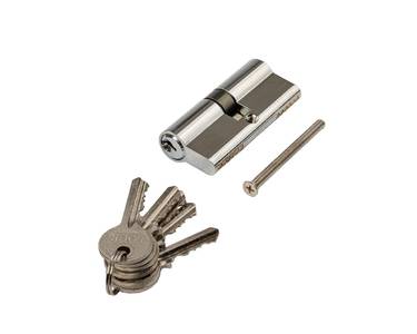 Цилиндр профильный 35/35, алю, 5 ключей Изображение