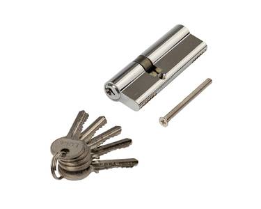 Цилиндр профильный 35/55, алю, 5 ключей Изображение