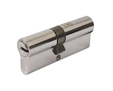 Цилиндр профильный ELEMENTIS 45(ключ)/50(ключ) ЦАМ, 5 перфорированных ключей, никелированный Изображение 2