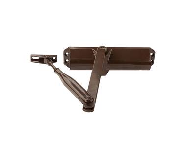 Доводчик ECO Schulte TS-10D EN2/3/4, с тягой, Коричневый RAL8017 Изображение 5
